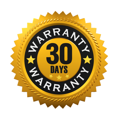 30 Day Warranty